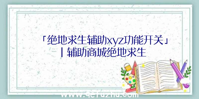「绝地求生辅助xyz功能开关」|辅助商城绝地求生